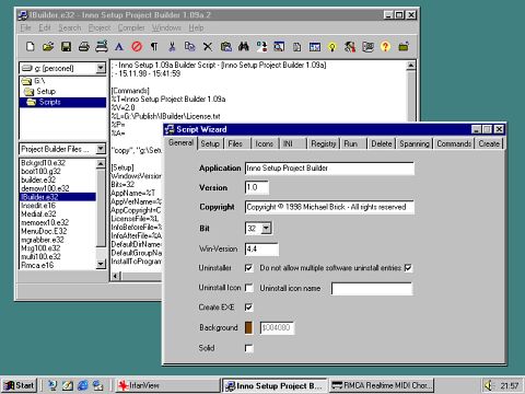 Project Builder Screenshot - 480 x 360